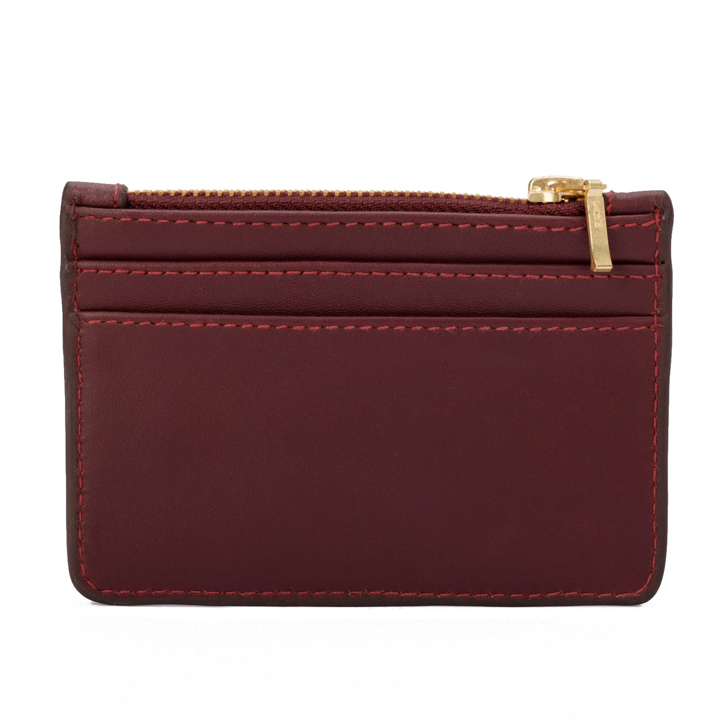Bound in Light | Burgundy Leather Mini Wallet