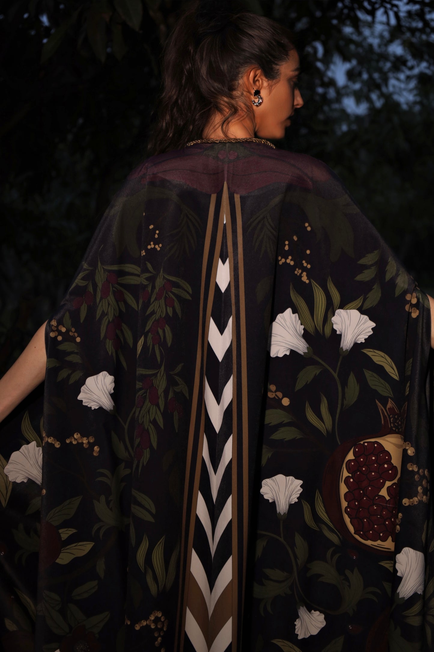 Twilight Pomegranate | Velvet Kaftan