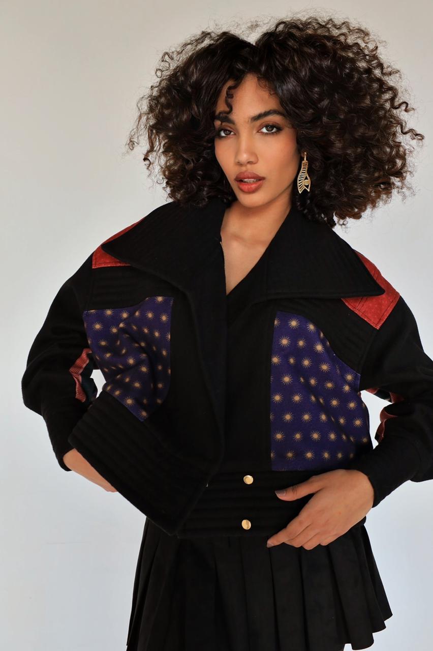 Horus Love Universe | Quilted Bomber Jacket