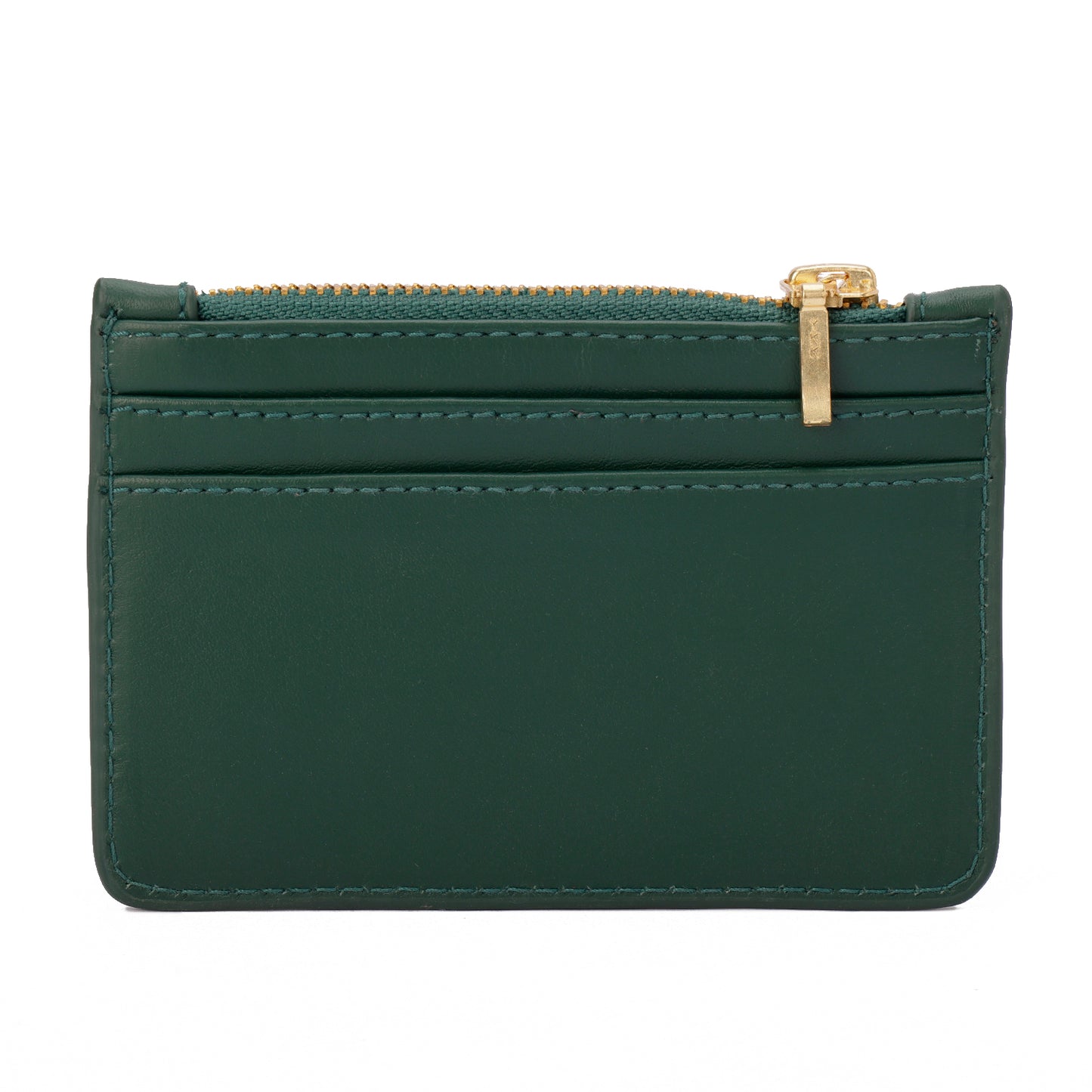 Bound in Light | Green Leather Mini Wallet