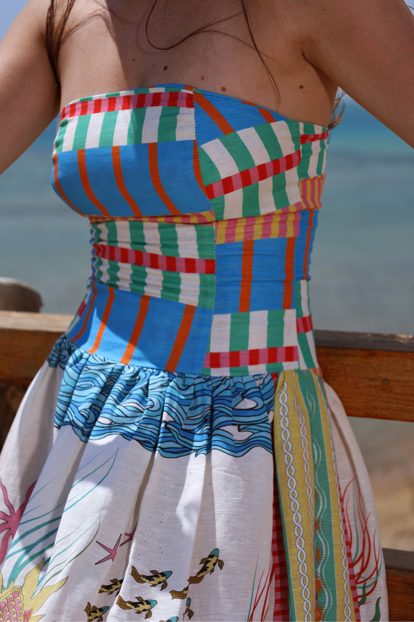 The Mystical Sun Mermaids | Linen Dress