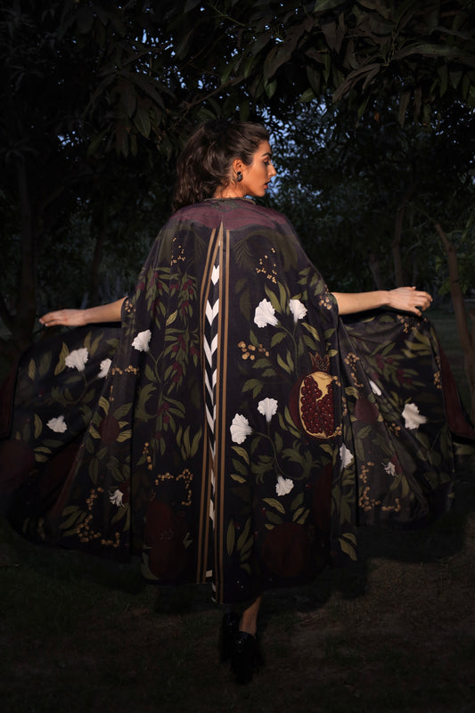 Twilight Pomegranate | Velvet Kaftan