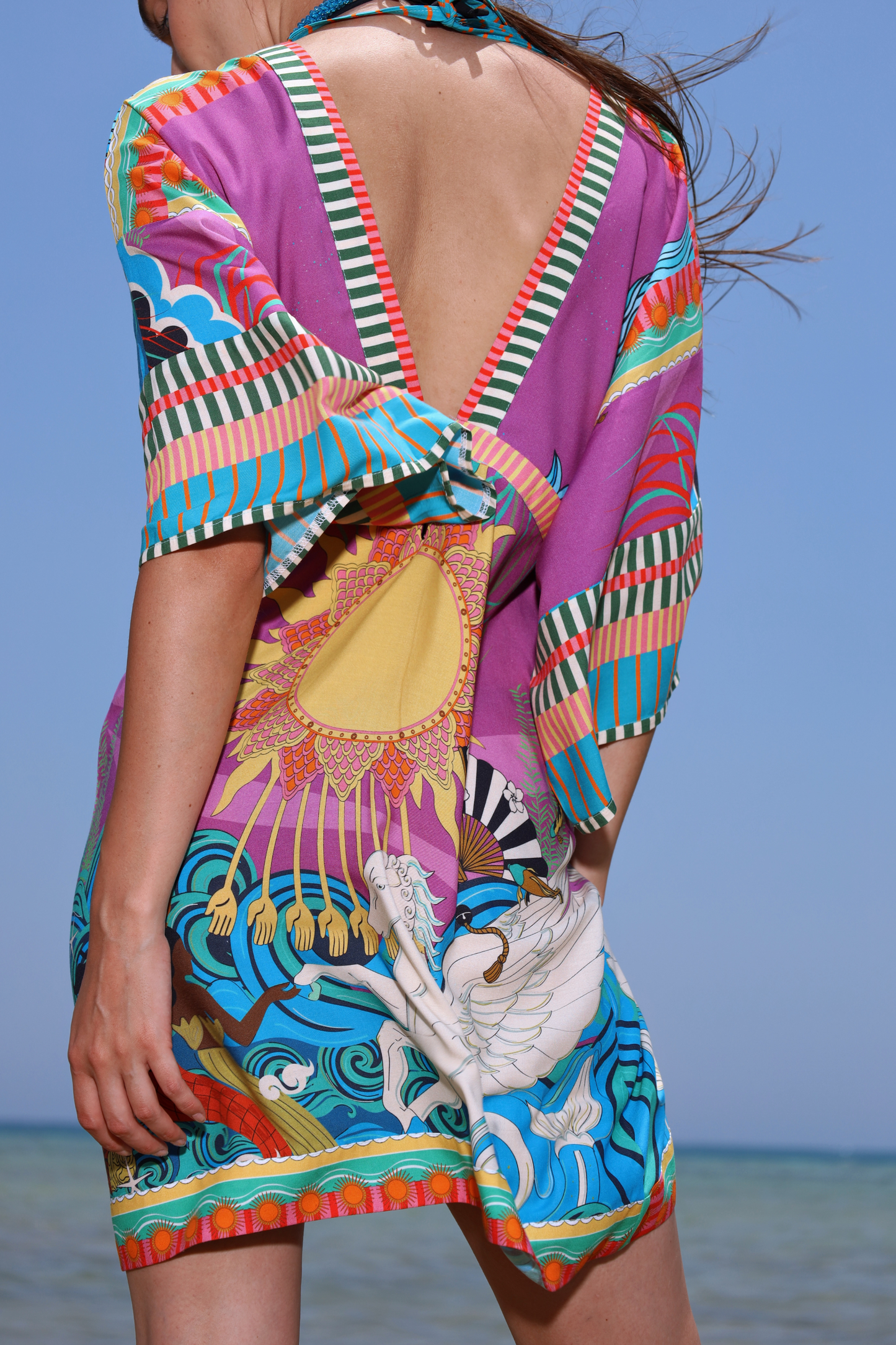 The Mystical Sun Mermaids | Cover Up Dress