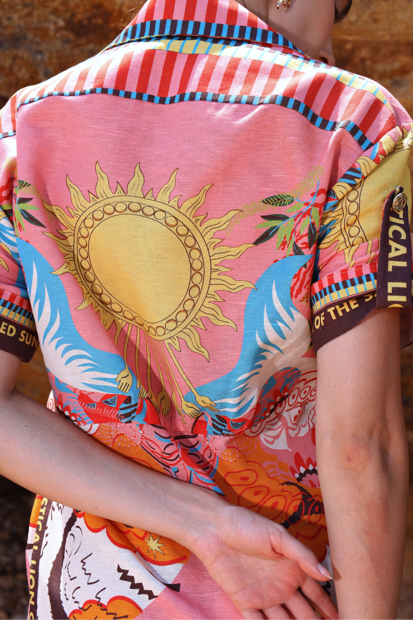 The Mystical Lion | Linen Dress