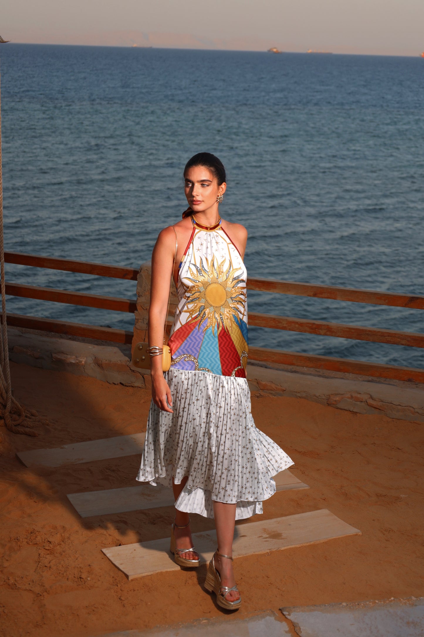 The Celestial Sun | Backless Dress