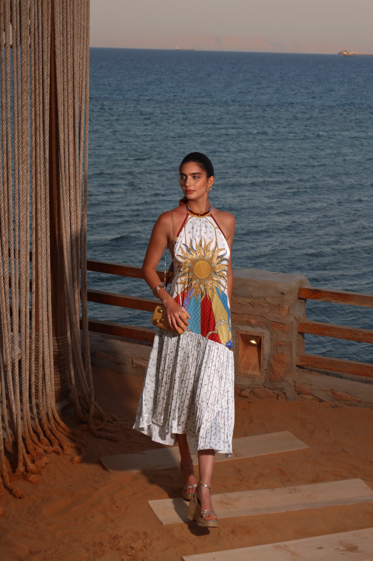 The Celestial Sun | Backless Dress