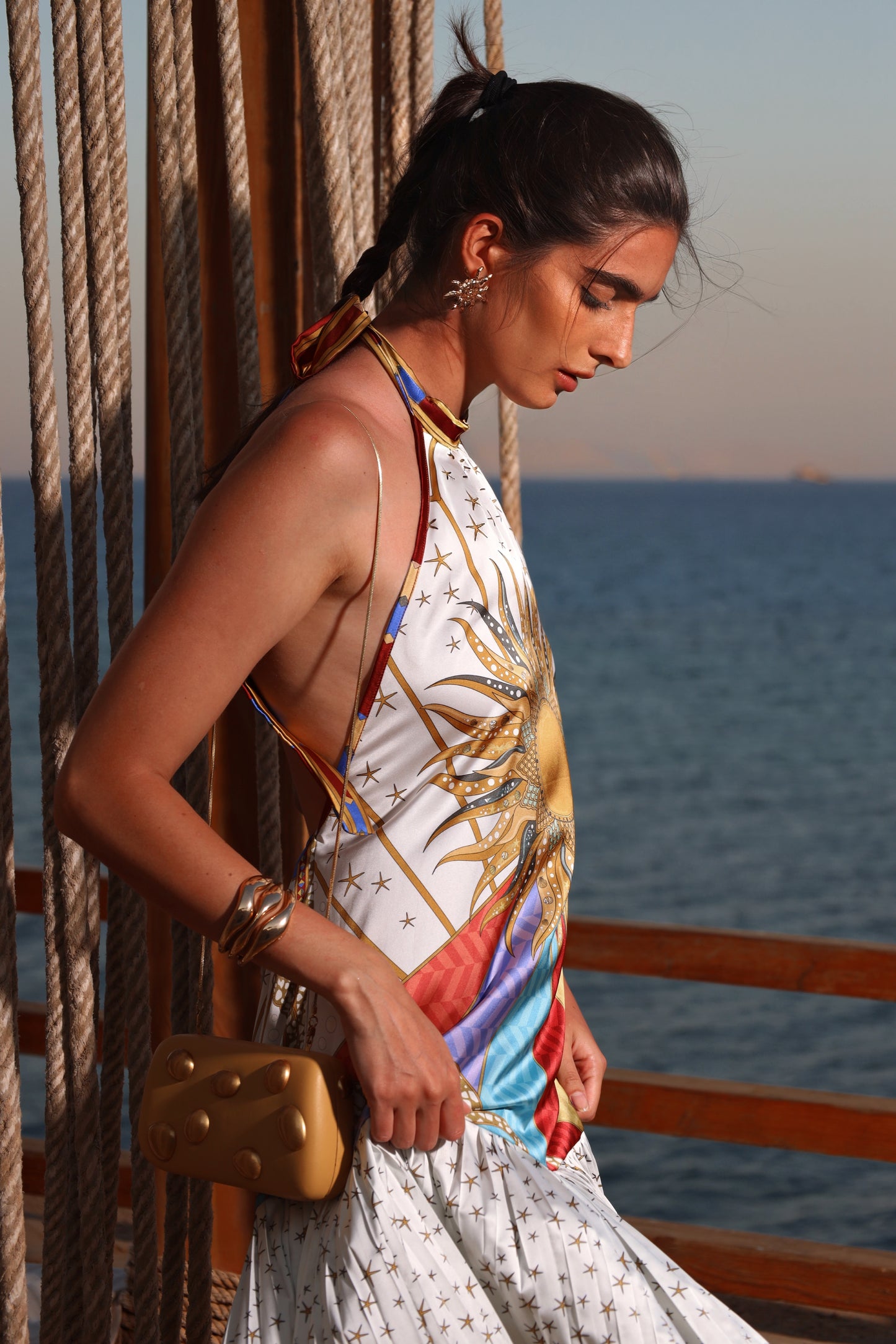 The Celestial Sun | Backless Dress