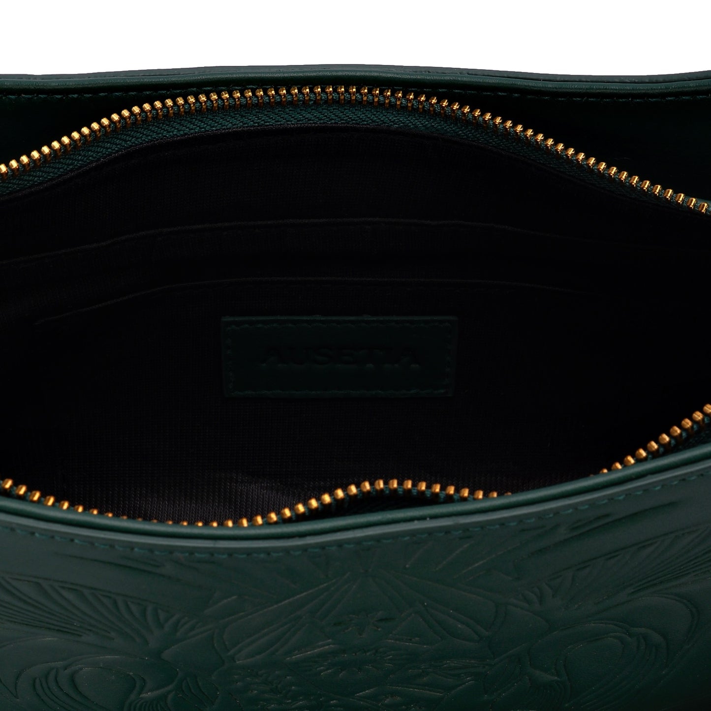 Bound in Light | Green Fringe Leather Bag