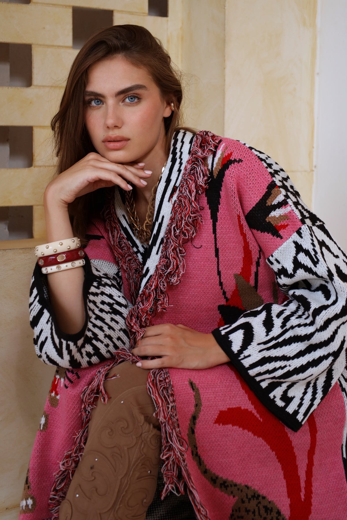The Wild Lotus | Knit Cardigan