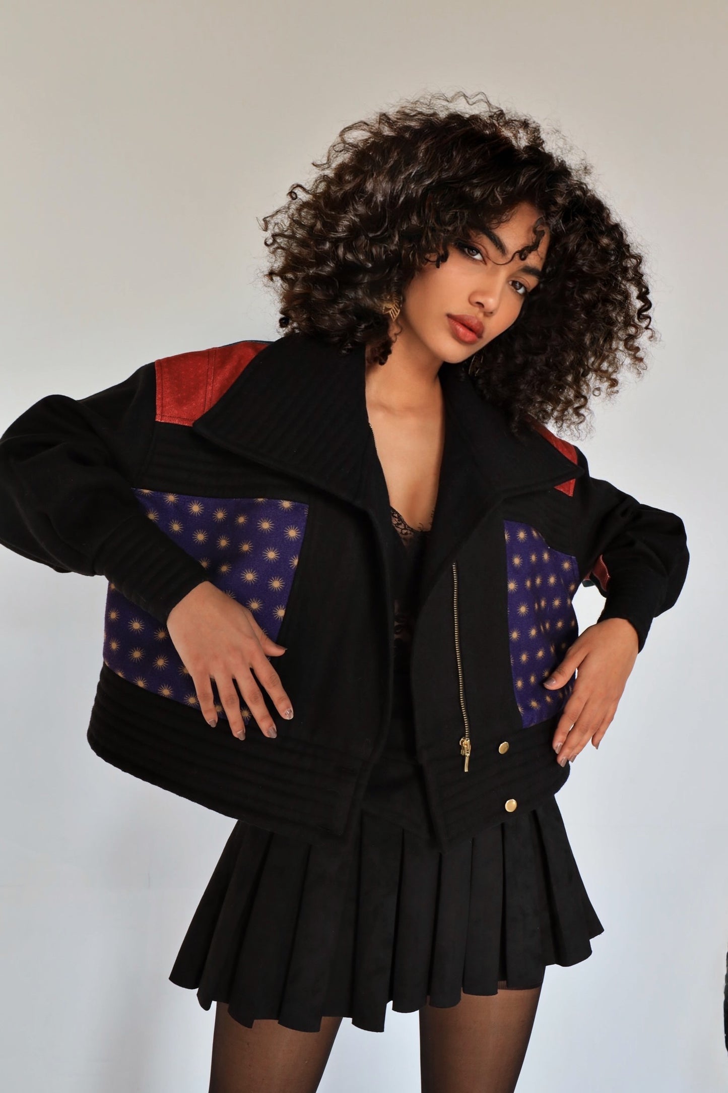 Horus Love Universe | Quilted Bomber Jacket