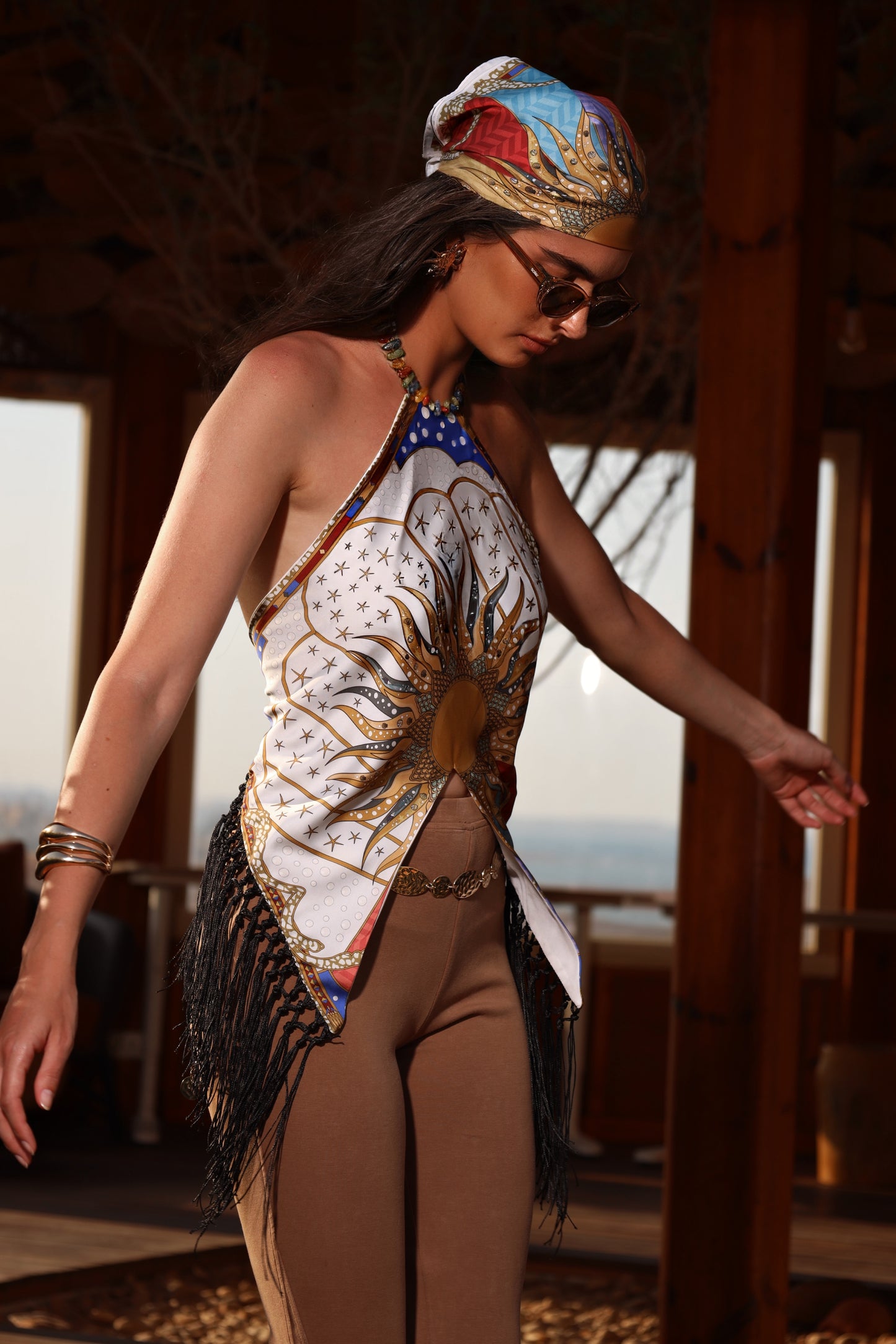 The Celestial Sun | Backless Top