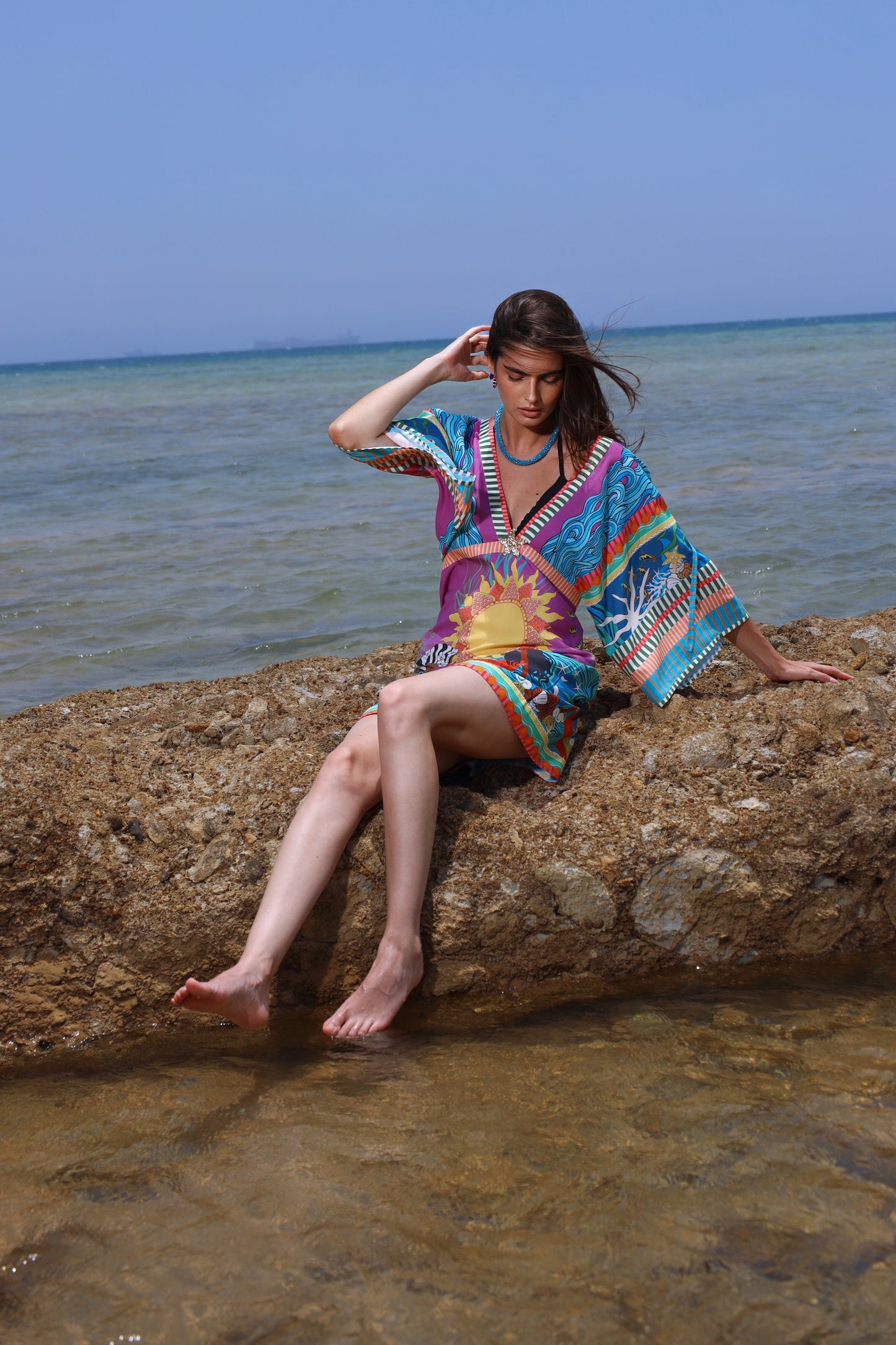 The Mystical Sun Mermaids | Cover Up Dress