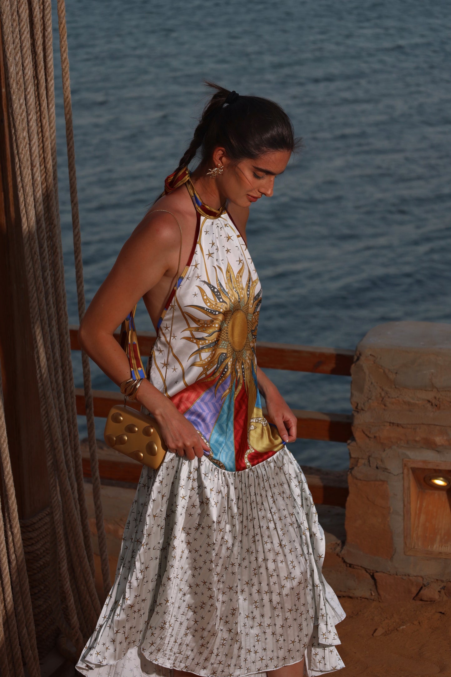 The Celestial Sun | Backless Dress