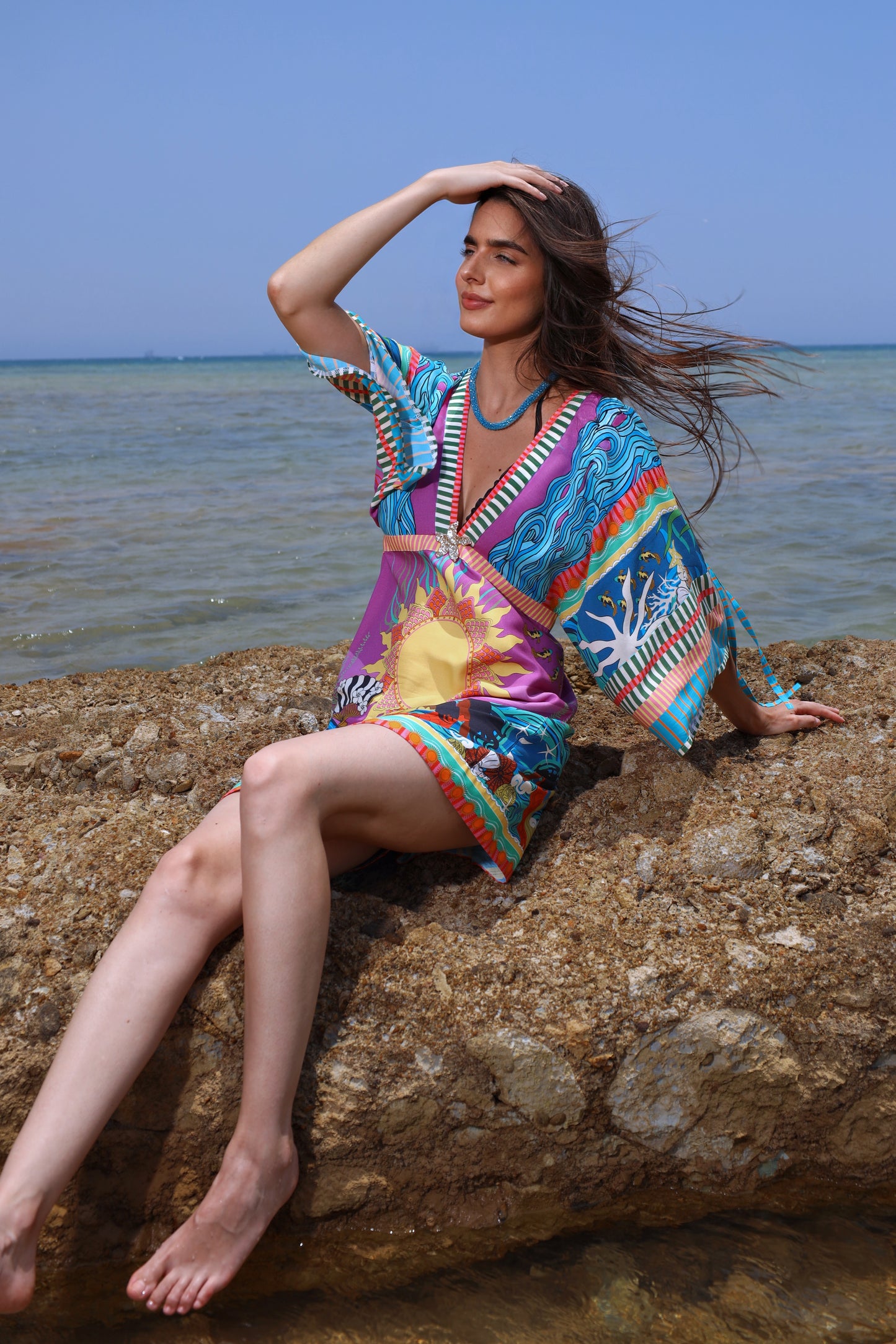 The Mystical Sun Mermaids | Cover Up Dress