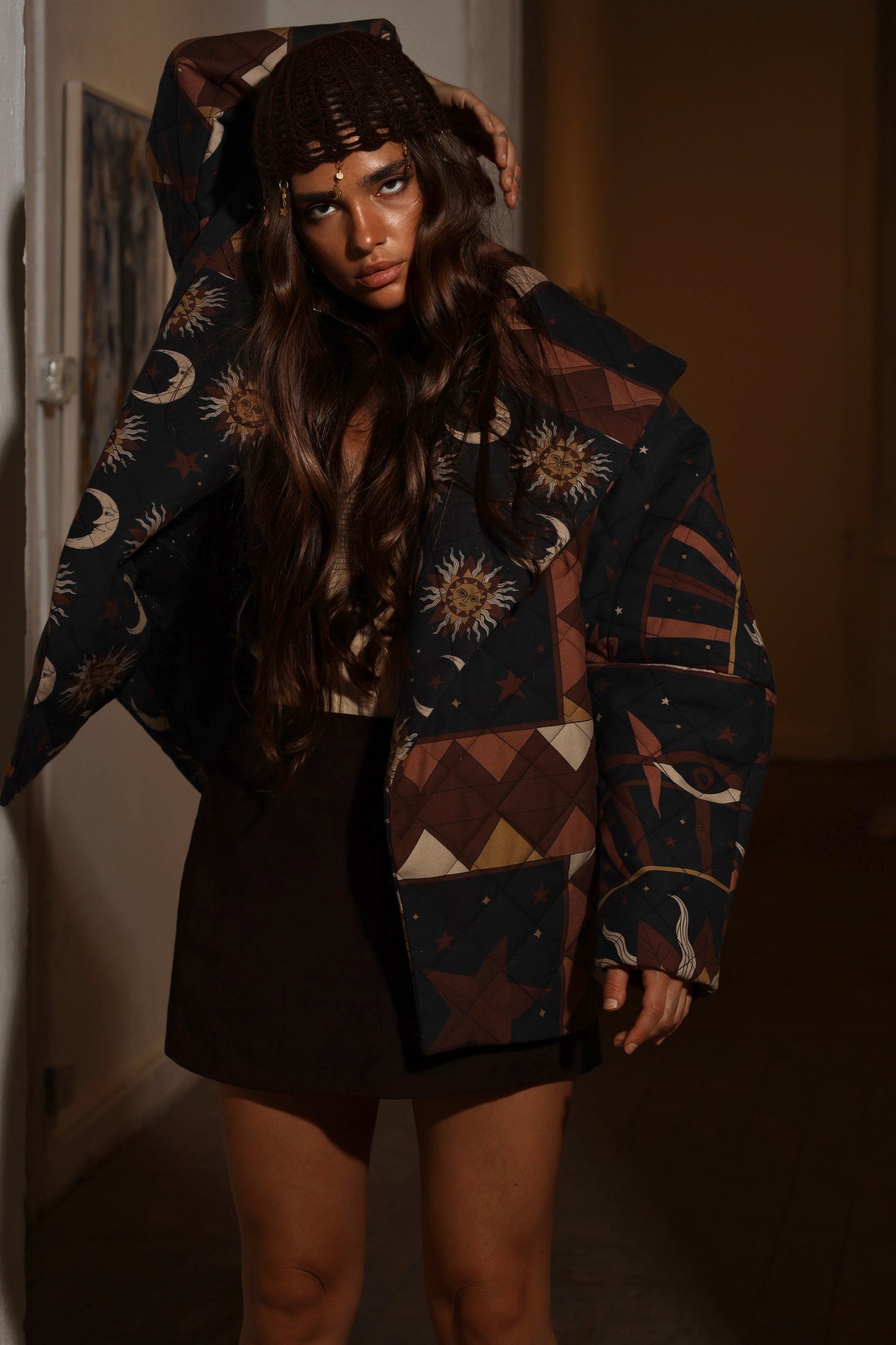 Radiance of Ra - Quilted Coat