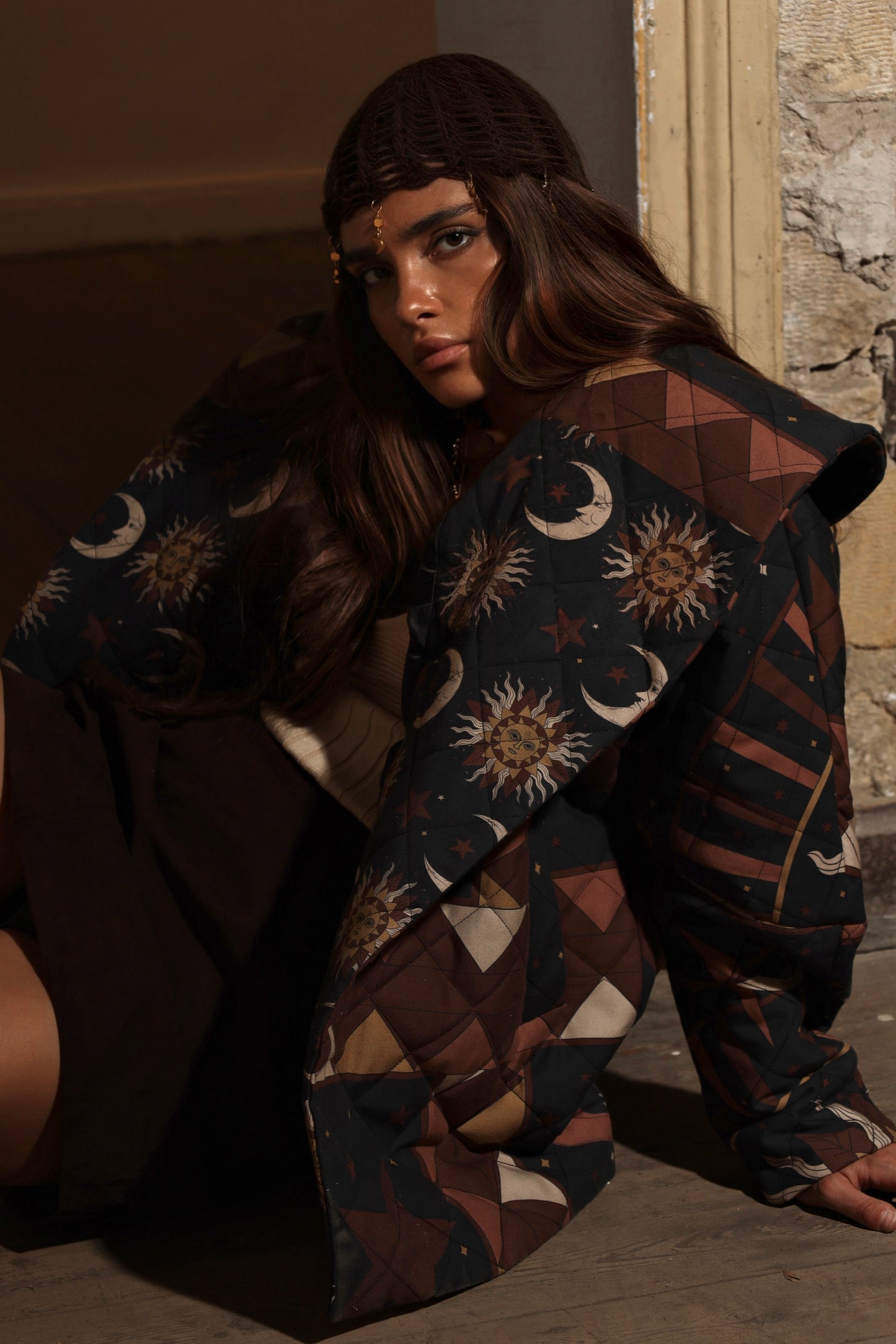 Radiance of Ra - Quilted Coat