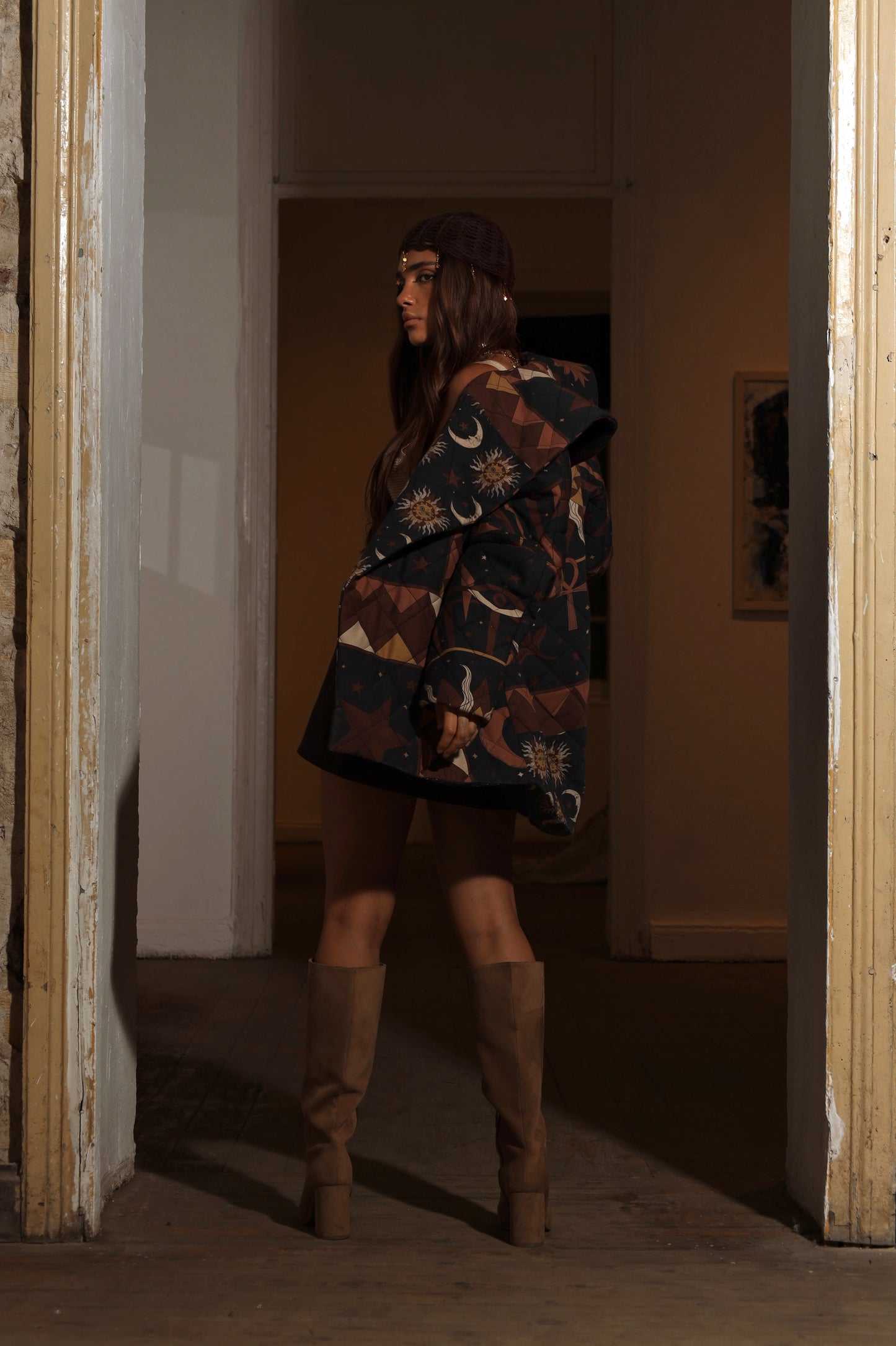 Radiance of Ra - Quilted Coat