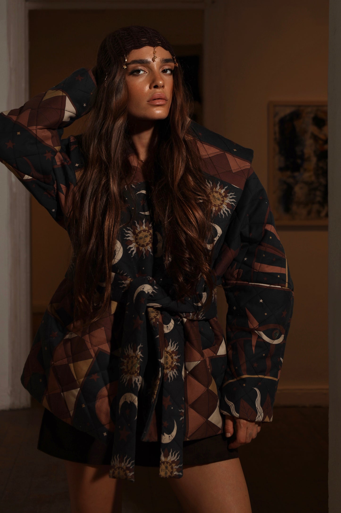 Radiance of Ra - Quilted Coat