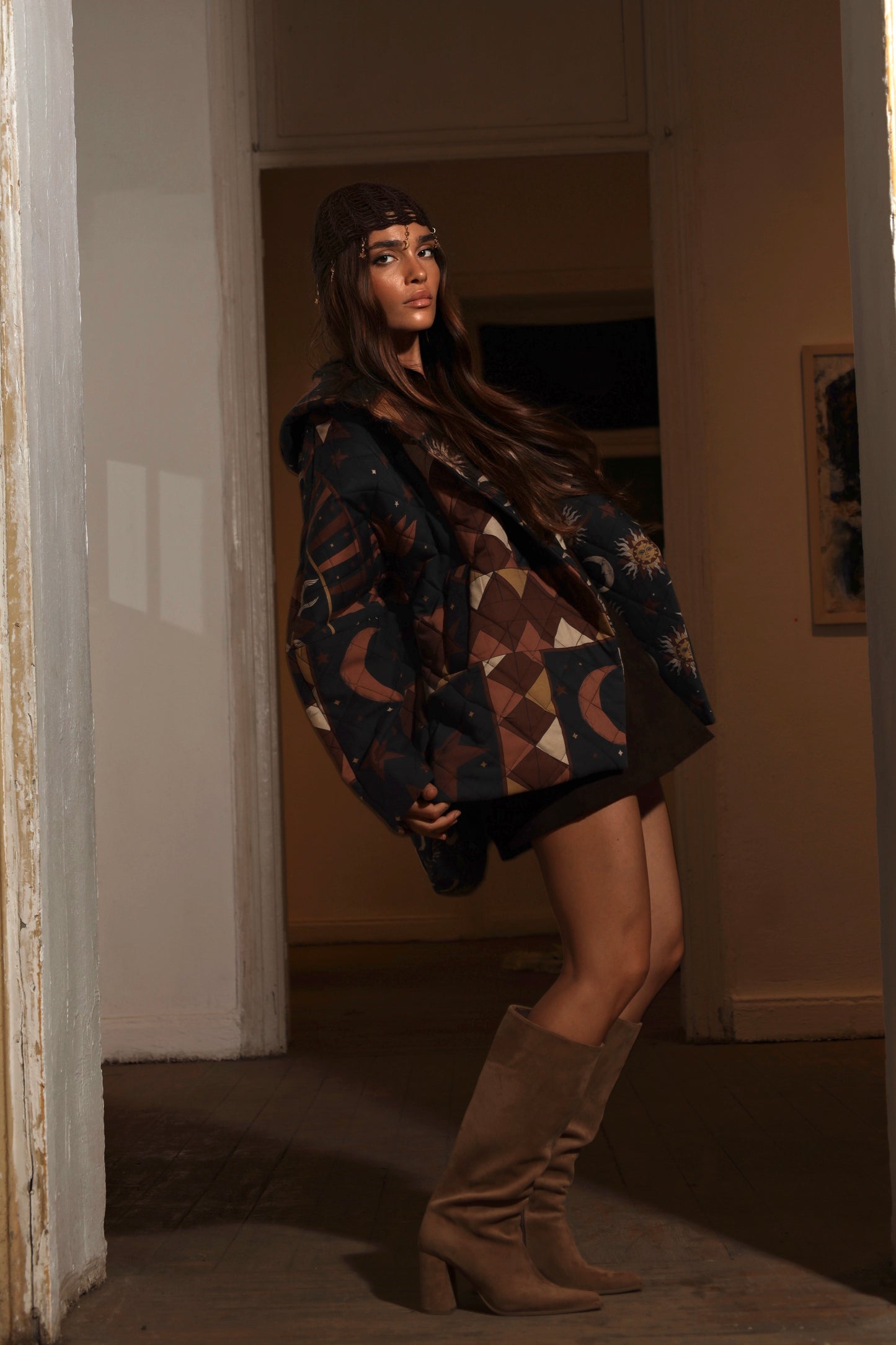 Radiance of Ra - Quilted Coat