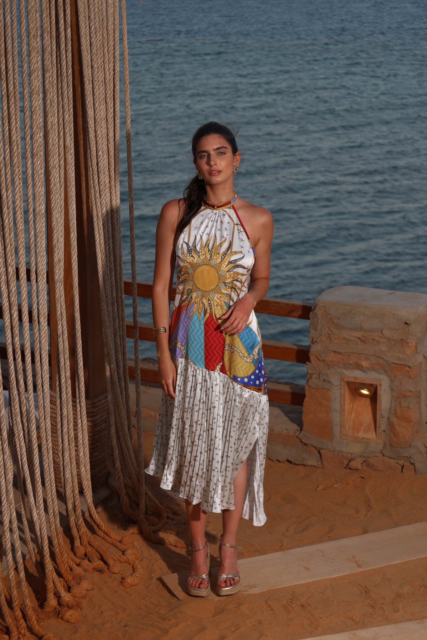 The Celestial Sun | Backless Dress