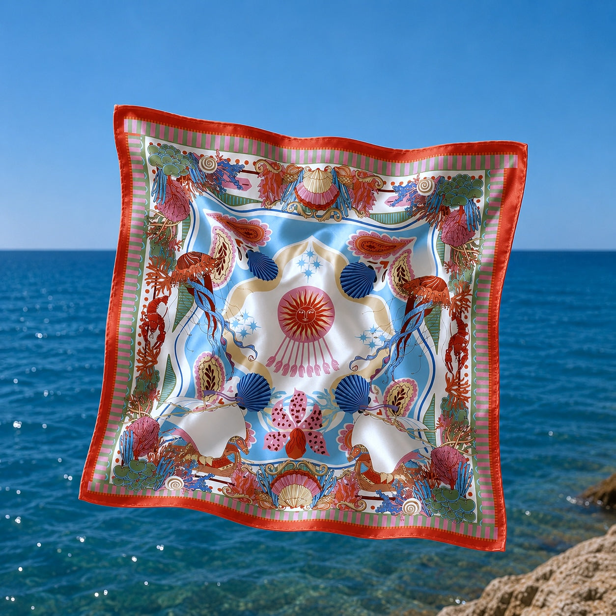 Voyage Of The Mystic Sun | Mini Scarf