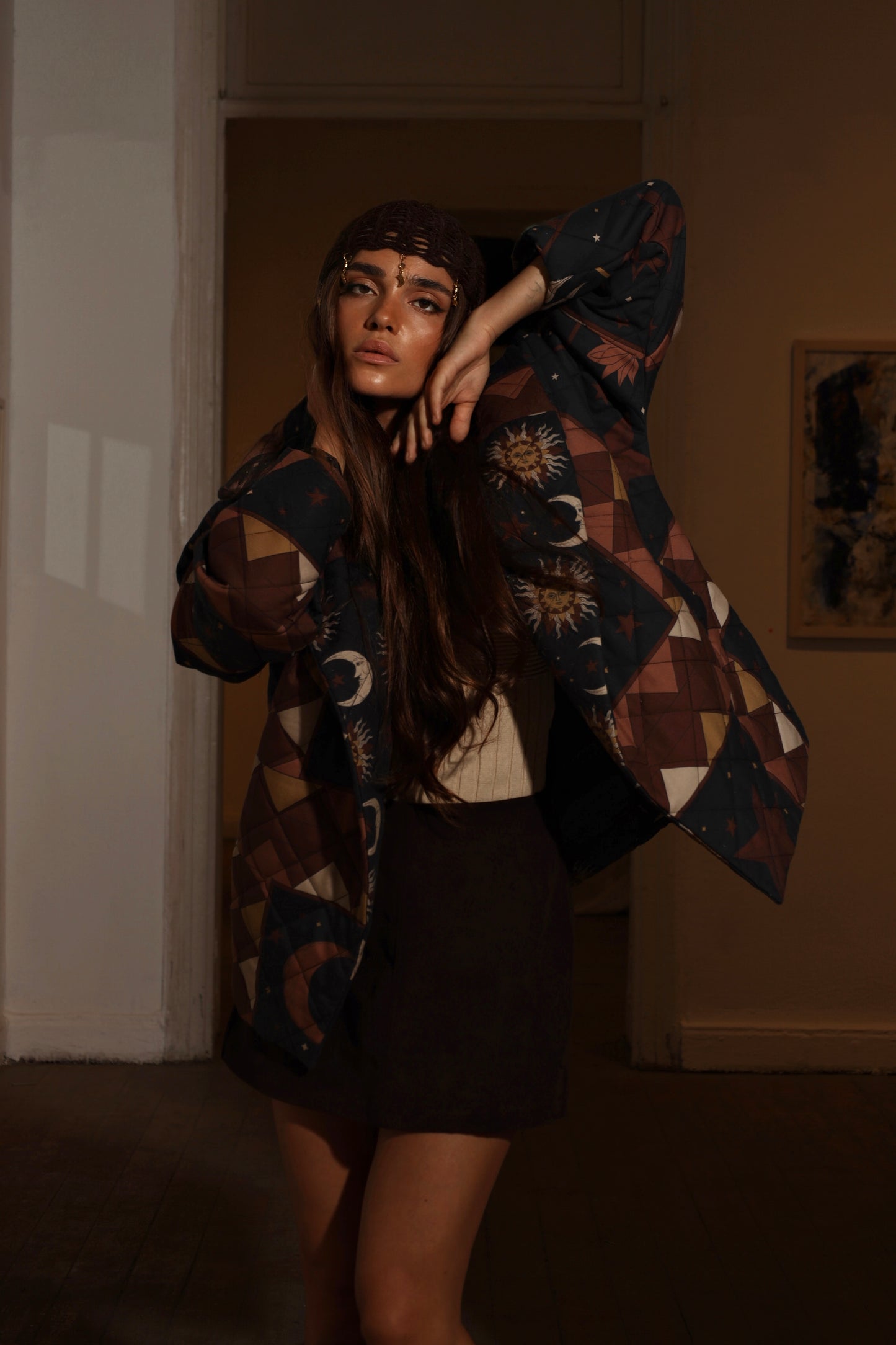 Radiance of Ra - Quilted Coat