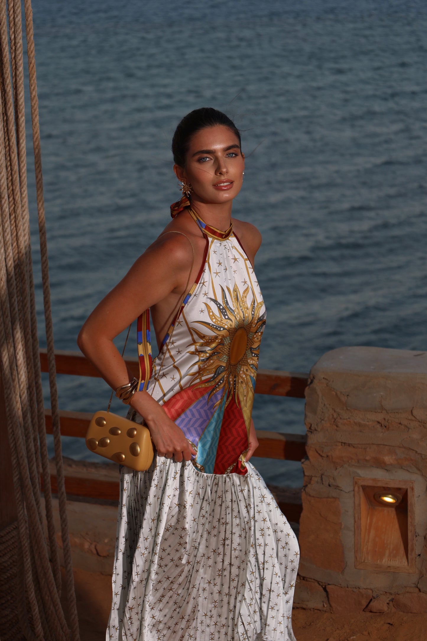 The Celestial Sun | Backless Dress
