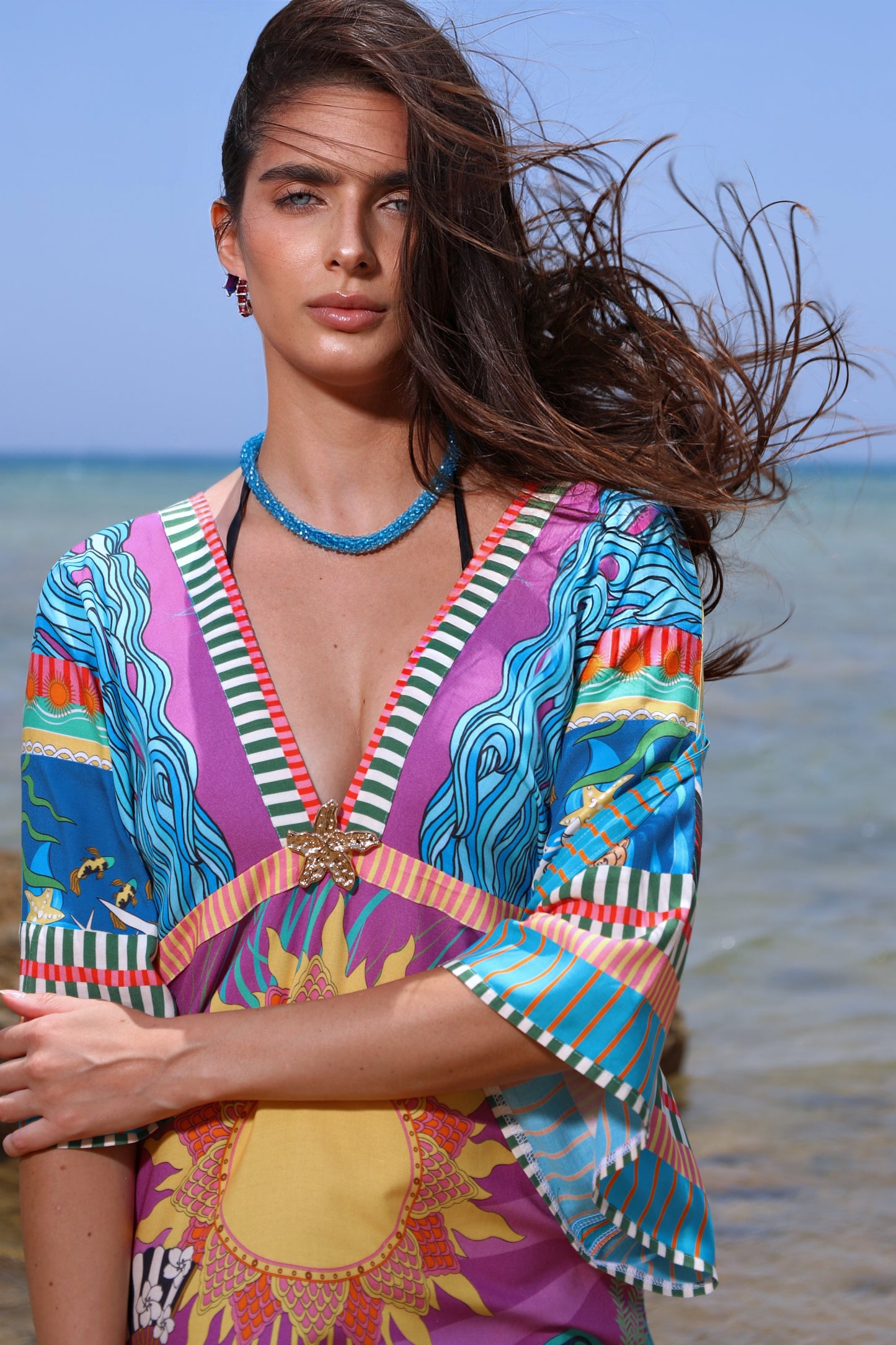 The Mystical Sun Mermaids | Cover Up Dress