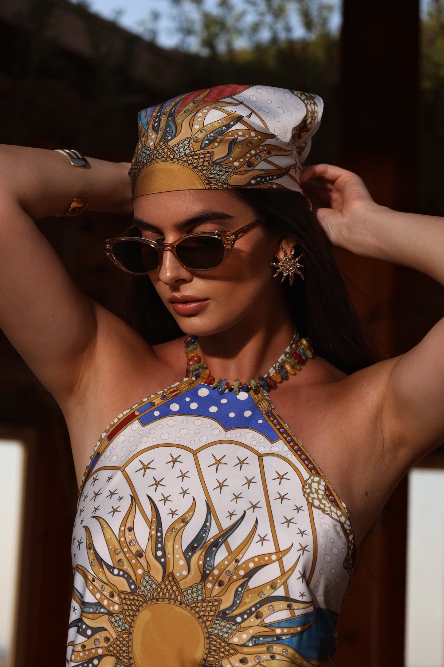 The Celestial Sun | Backless Top