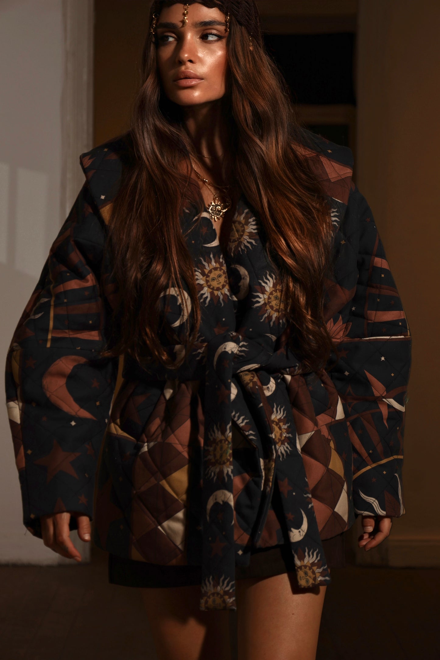 Radiance of Ra - Quilted Coat
