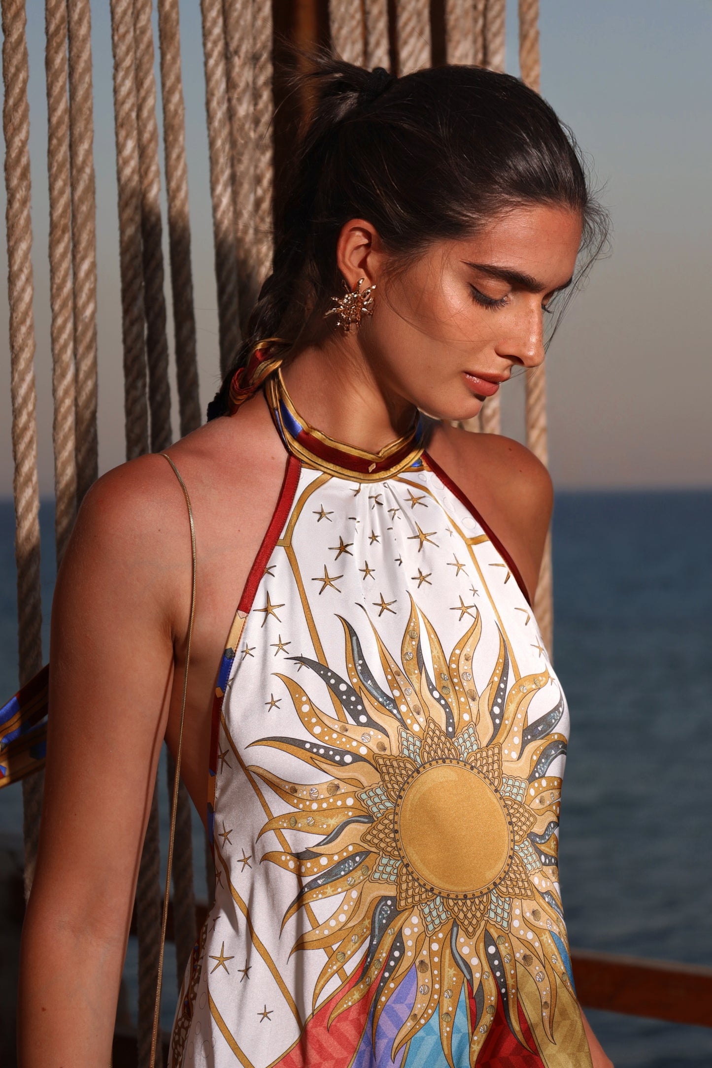 The Celestial Sun | Backless Dress